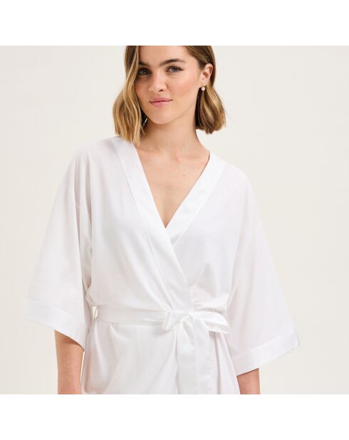 Kimono en coton Romane écru