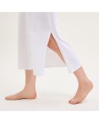 Chemise de nuit en coton Éléonore blanche