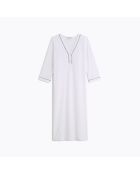 Chemise de nuit en coton Éléonore blanche