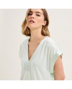 Pyjama en coton Romane jade
