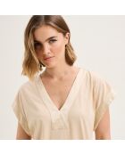 Pyjama en coton Romane dune