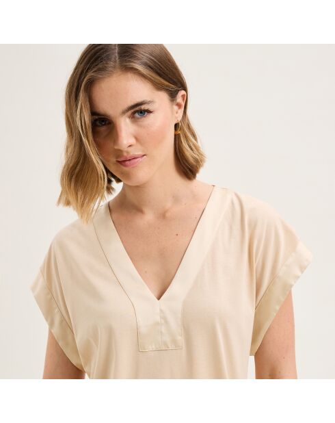 Pyjama en coton Romane dune