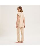 Pyjama en coton Romane dune