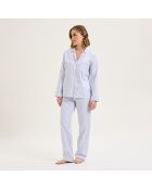Pyjama en coton Essentir bleu