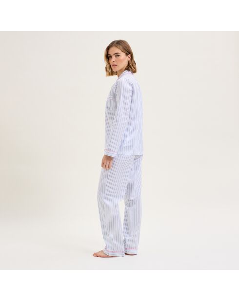 Pyjama en coton Essentir bleu