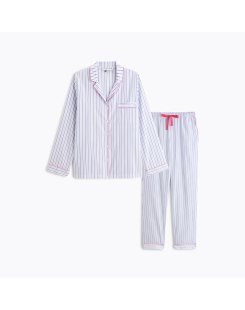 Pyjama en coton Essentir bleu
