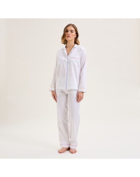 Pyjama en coton Essentiu blanc