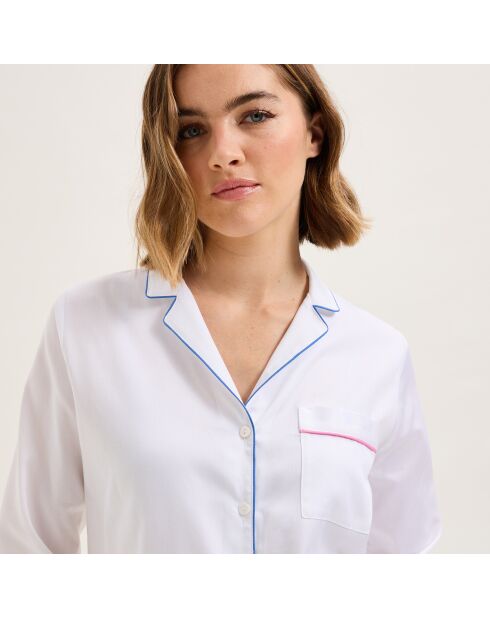 Pyjama en coton Essentiu blanc