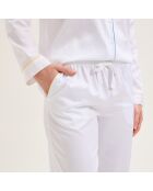 Pyjama en coton Essentiu blanc