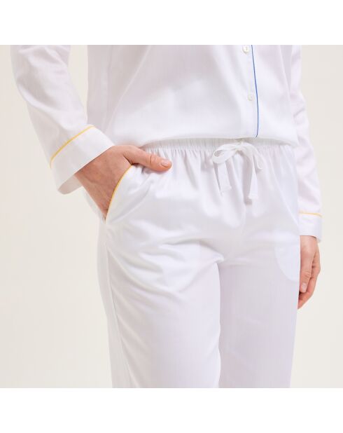 Pyjama en coton Essentiu blanc