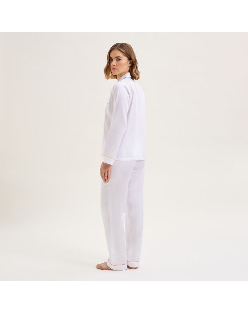 Pyjama en coton Essentiu blanc