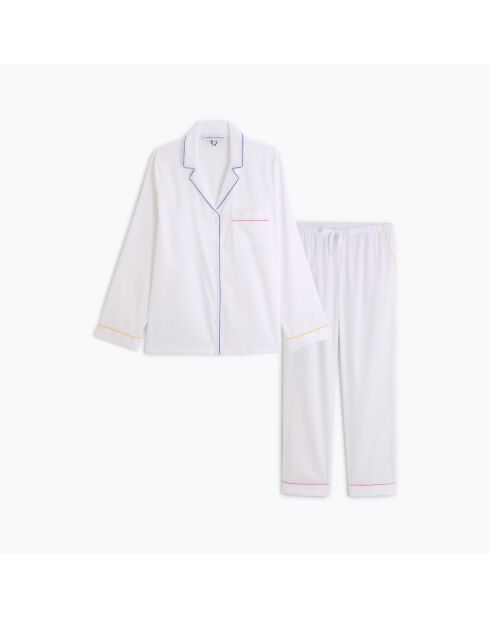 Pyjama en coton Essentiu blanc