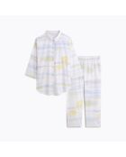 Pyjama en coton Horizons blanc