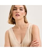 Pyjama en coton Eleonore dune