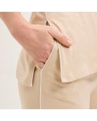 Pyjama en coton Eleonore dune