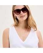 Pyjama en coton Apolline blanc