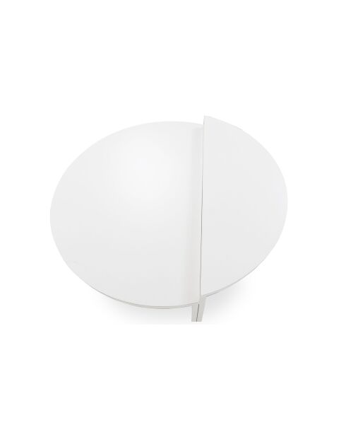 Set aus 2 Glowik Design-Couchtischen mattweiß - 90x90x35 cm