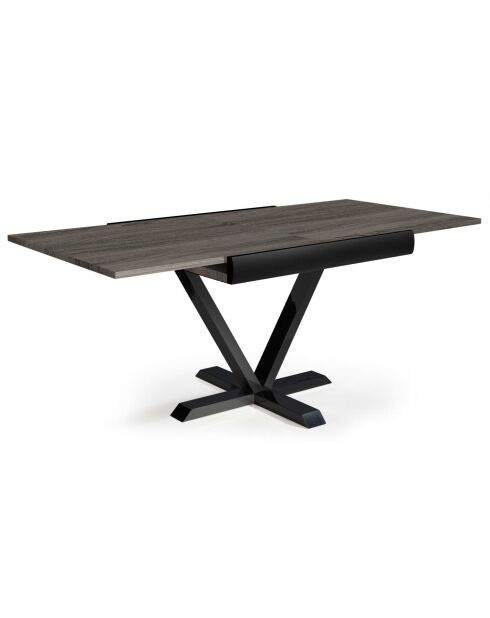 Tavolo Newick vintage in legno - 90/180x90x75 cm