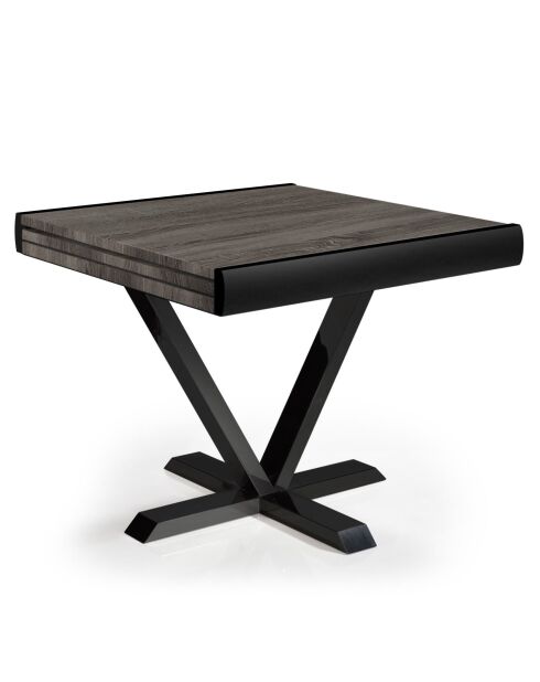 Tavolo Newick vintage in legno - 90/180x90x75 cm