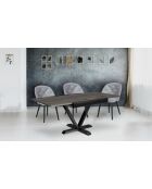 Table Newick bois vintage - 90/180x90x75 cm