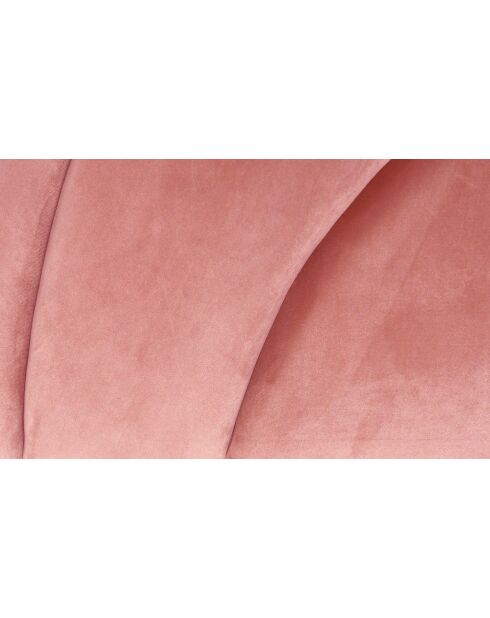 Tête de lit Mermaid velours rose - 180x10x120 cm