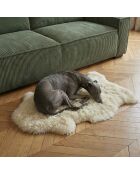 Sofá Roger de pana de 3 plazas verde - 230x94x75 cm