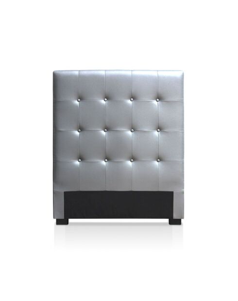 Luxor silbernes Kopfteil 90x8x120 cm