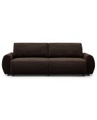 Traviata 3-Sitzer-Schlafsofa aus braunem Kord - 251x90x86 cm