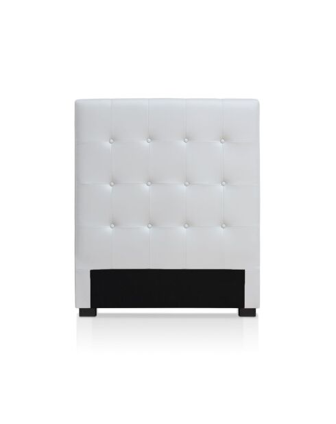 Luxor weißes Kopfteil - 90x8x120 cm