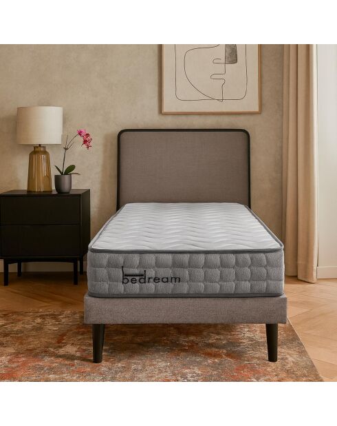 Matelas à ressorts ensachés 23cm bedream accueil moelleux et soutien ferme - 90x190x23 cm