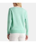 Jersey de cachemir Zocon verde pastel