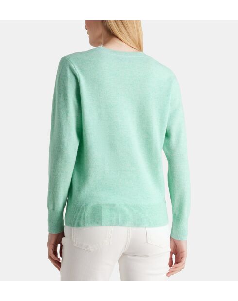 Jersey de cachemir Zocon verde pastel