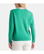 Maglione Zocon in cashmere verde menta