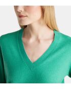 Maglione Zocon in cashmere verde menta