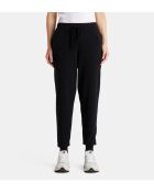 Joggers neri in lana e cashmere Dancois