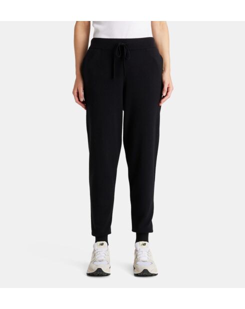 Joggers neri in lana e cashmere Dancois