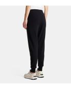 Joggers neri in lana e cashmere Dancois