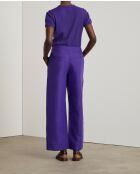 Pantalon Dairo droit violet