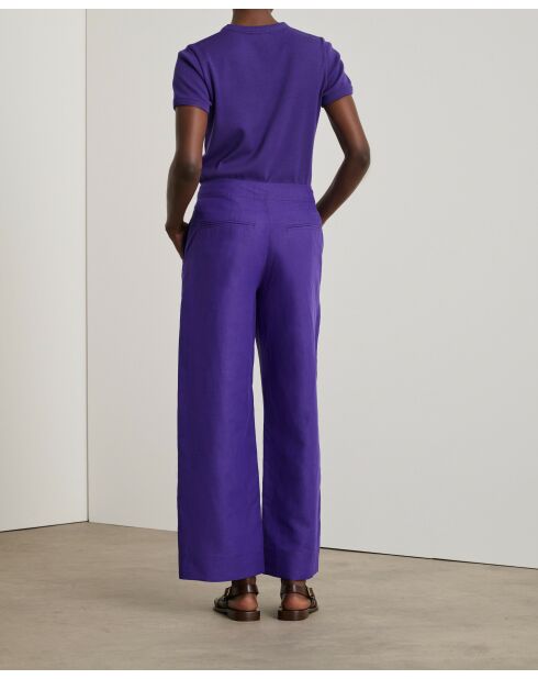 Pantalon Dairo droit violet