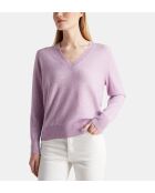Lichtpaarse trui van kasjmier van Zocon