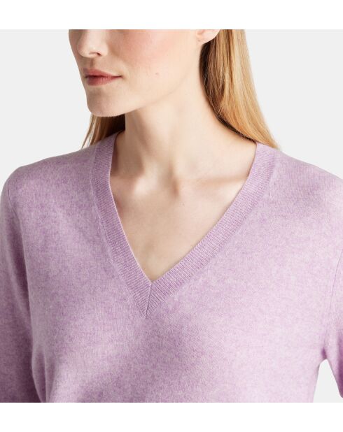 Lichtpaarse trui van kasjmier van Zocon