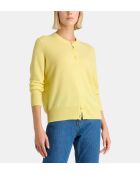 Cardigan Zacao cachemire  jaune chine