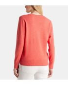 Pullover in cashmere corallo Zocon