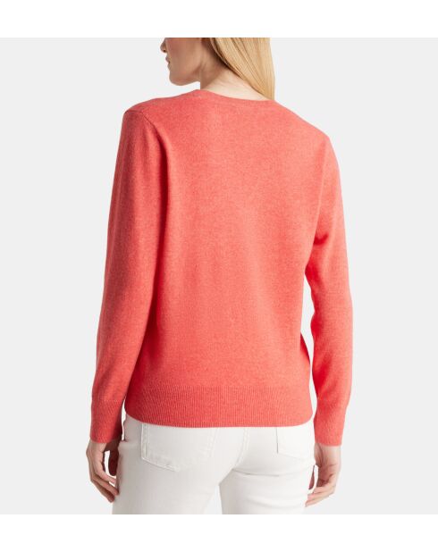 Pullover in cashmere corallo Zocon