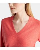 Pullover in cashmere corallo Zocon