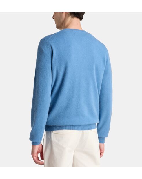 Entenblauer gerader Kaschmirpullover von Nachve