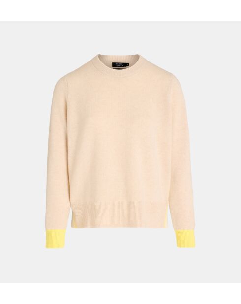 Sadi hellbeiger, gerader Pullover aus Wolle und Cashmere aus verantwortungsvoller Wolle und Cashmere