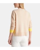 Sadi hellbeiger, gerader Pullover aus Wolle und Cashmere aus verantwortungsvoller Wolle und Cashmere