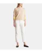 Sadi hellbeiger, gerader Pullover aus Wolle und Cashmere aus verantwortungsvoller Wolle und Cashmere