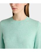 Maglione dritto Zabri in cashmere verde pastello